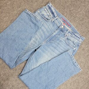 Lucky Brand Jeans Womens 8/29R Blue Denim Body Mid Rise Relaxed Straight Leg Y2K